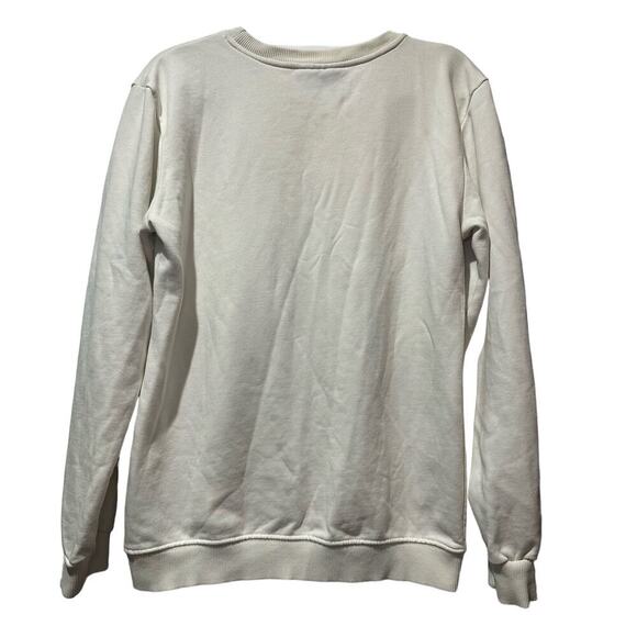 Philipp Plein‎ Sz XXL Skull Pullover Sweatshirt Cream Orange Designer Streetwear - Picture 2 of 14